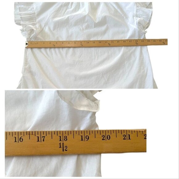 Veronica Beard White Milly Shirt, Size M, New with tag - Picture 13 of 14